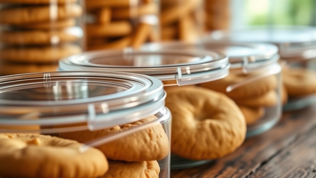 airtight clear sturdy containers