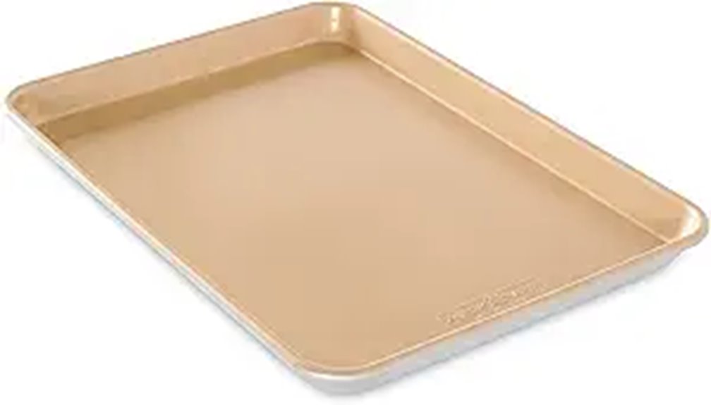 Nordic Ware Naturals Aluminum NonStick Jelly Roll Baking Sheet