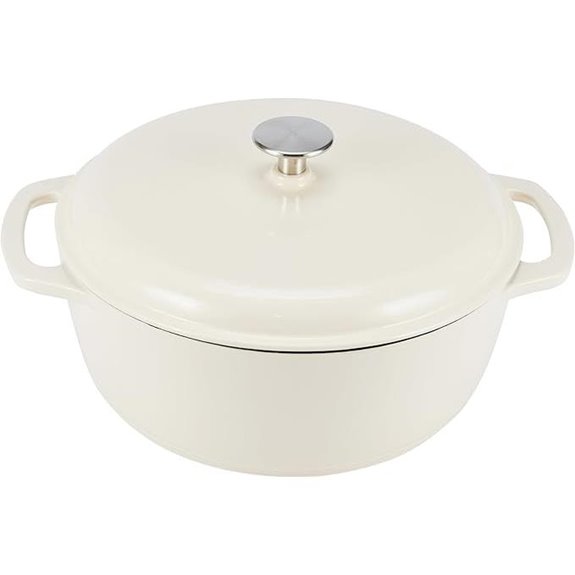 Amazon Basics Enameled Cast Iron Dutch Oven (4.3 Qt)
