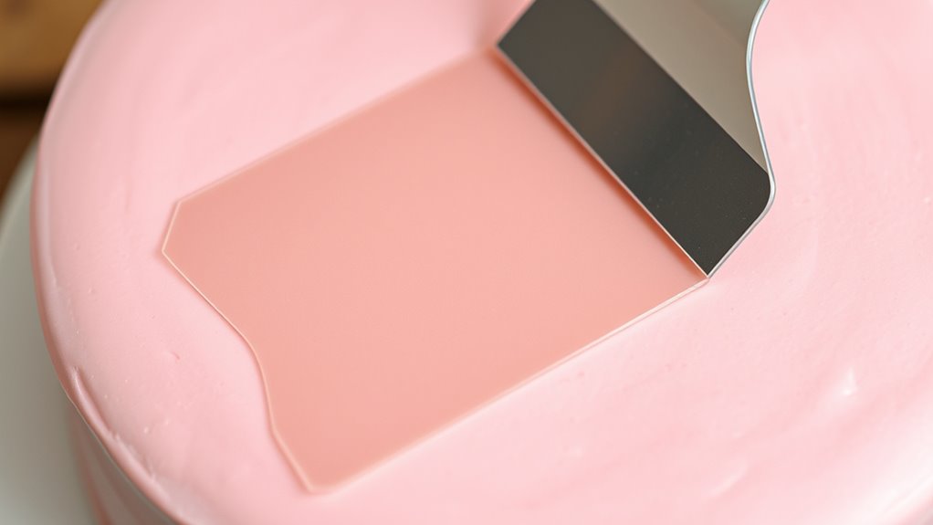 apply edible image smoothly