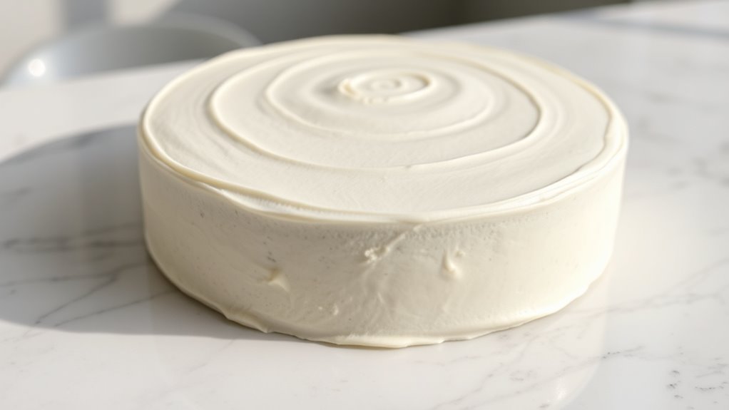 apply even crumb coat