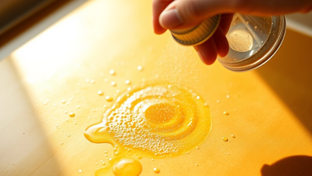 apply oil evenly efficiently