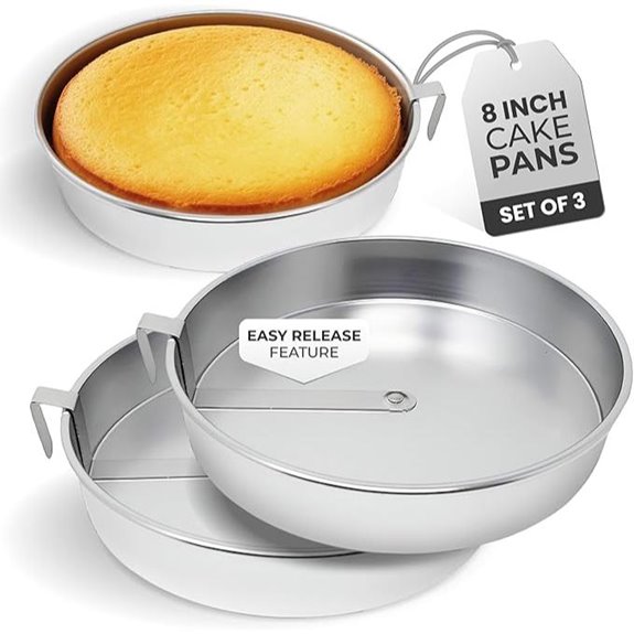 Aunt Shannon's 8-Inch Cake Pans Set (3-Pack)