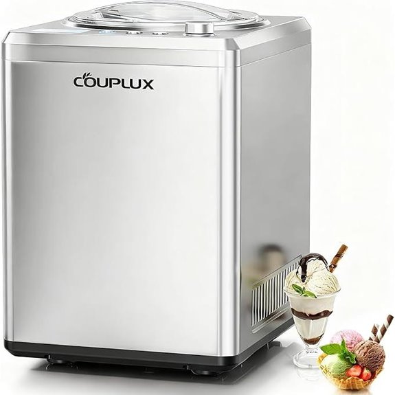2.64 Qt Automatic Ice Cream Maker with LCD Display