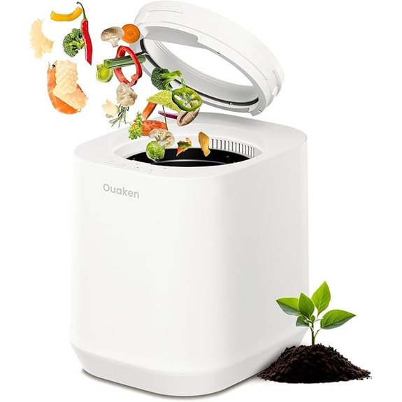 Electric Kitchen Composter with Auto-Cleaning Odorless