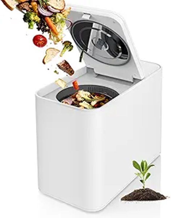 Electric Kitchen Composter with Auto-Cleaning and Odorless Design