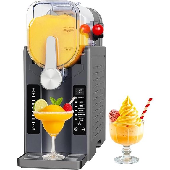 All-in-One Slushie Maker with Auto-Clean and Presets