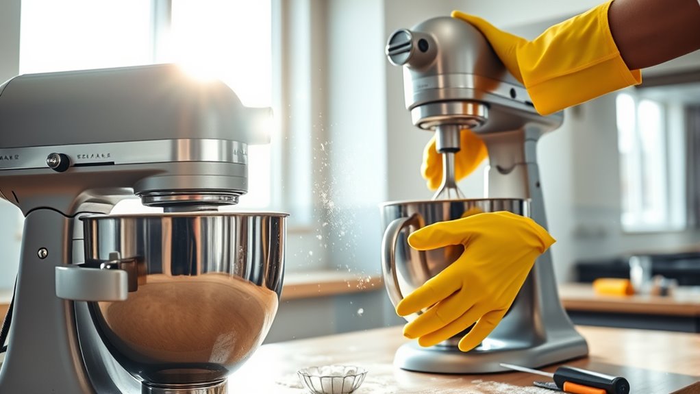 avoid abrasive cleaning tools