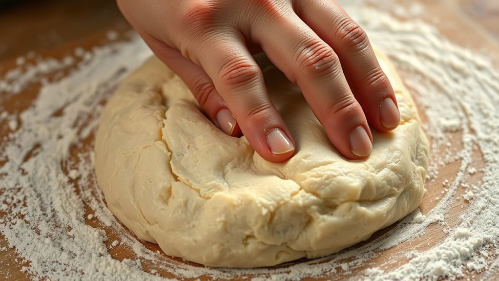 avoid overkneading and rushing