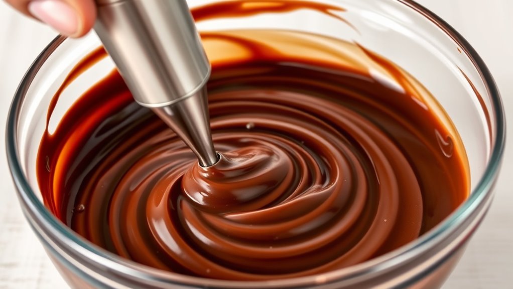 avoid overmixing and temperature