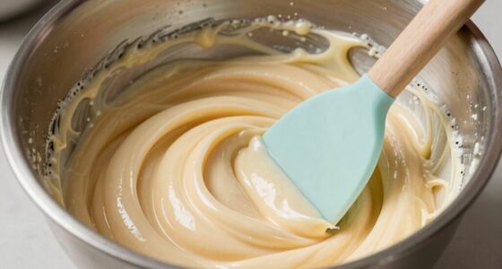 avoid overmixing during mixing