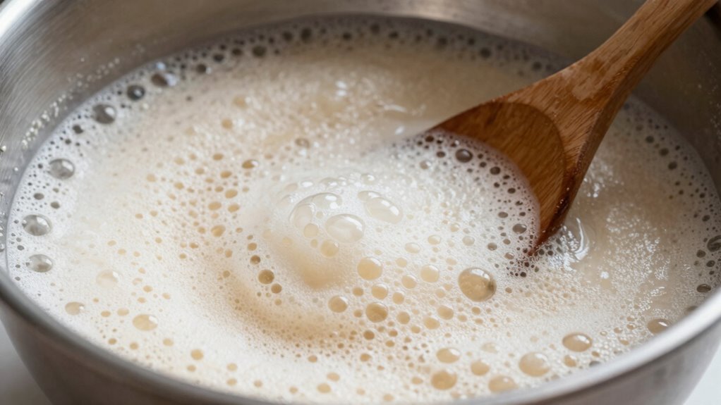 avoiding foamy batter over aeration