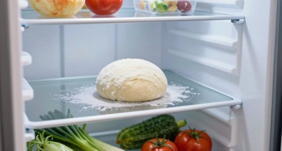 back shelf freezing dough