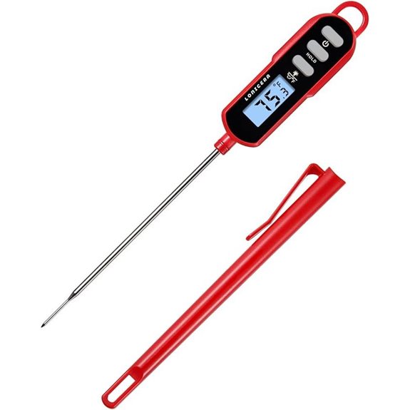 Lonicera Digital Cooking Thermometer with Backlit Display