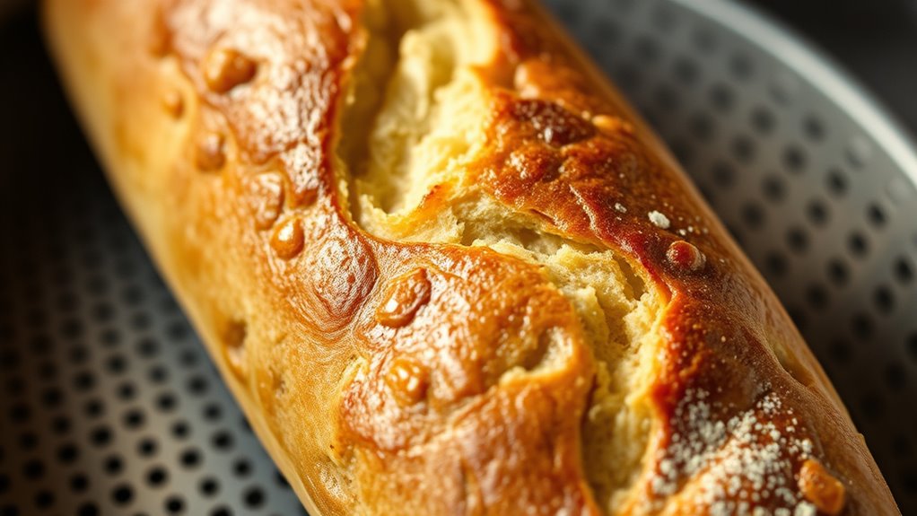 baguette pan perforation benefits