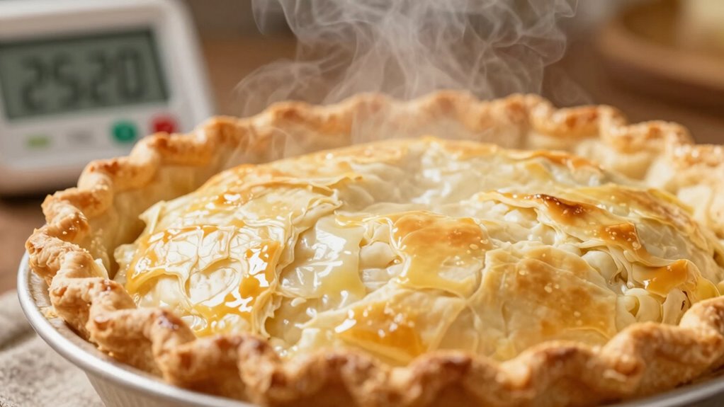 bake at precise temperature