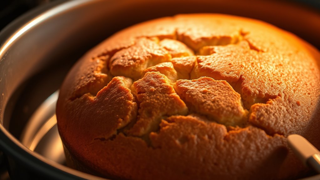 bake until golden crust