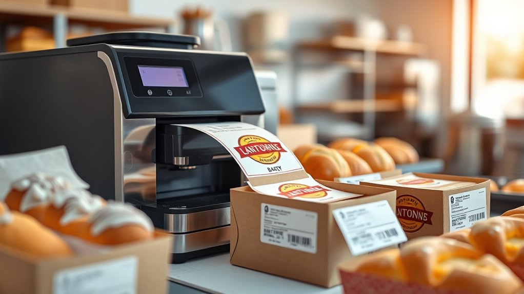bakery label printer factors