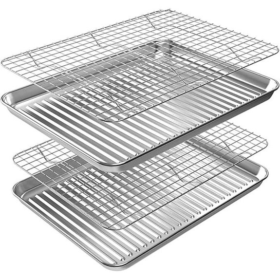 ROTTAY Baking Sheet & Cooling Rack Set (2 Pans)
