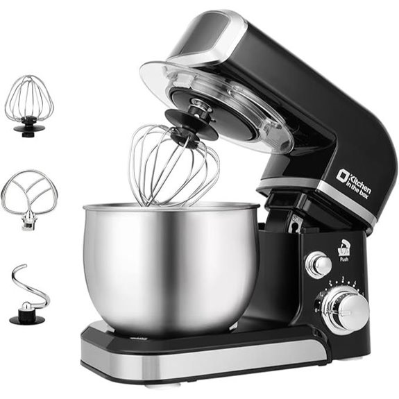 Kitchen Stand Mixer 3.2QT 6-Speed Black