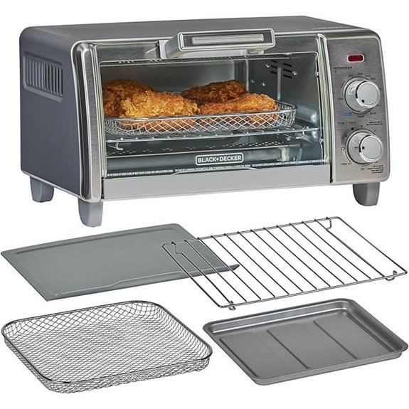 BLACK+DECKER Air Fry Countertop Toaster Oven