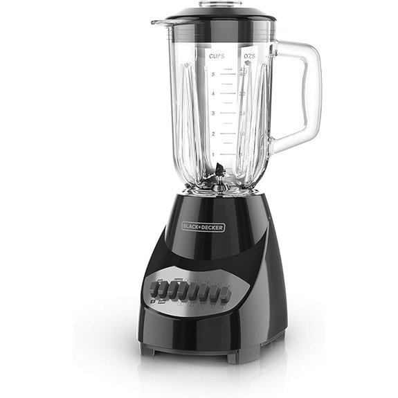 BLACK+DECKER 6-Cup Countertop Blender 10-Speed