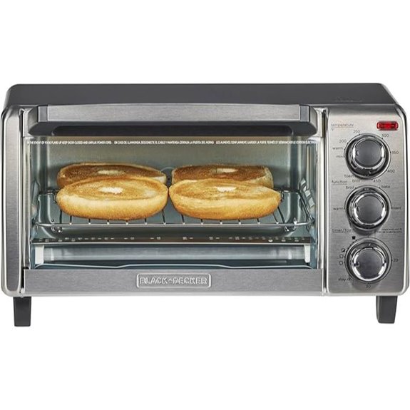 BLACK+DECKER TO1313SBD Toaster Oven 15.47 Inch Silver