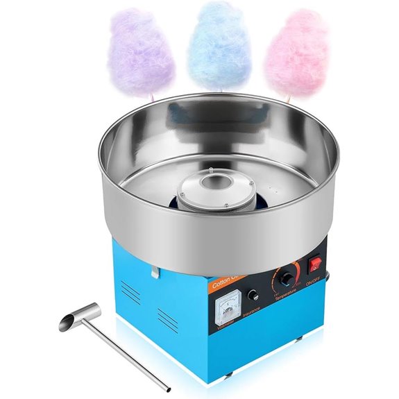 Vevor Commercial Cotton Candy Machine (1000W Blue)