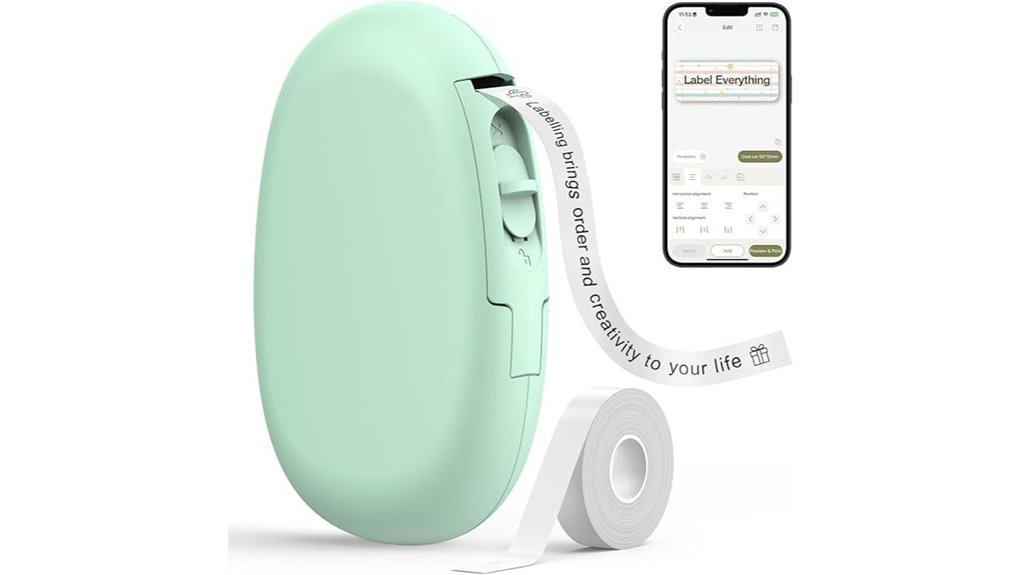 bluetooth label maker tape