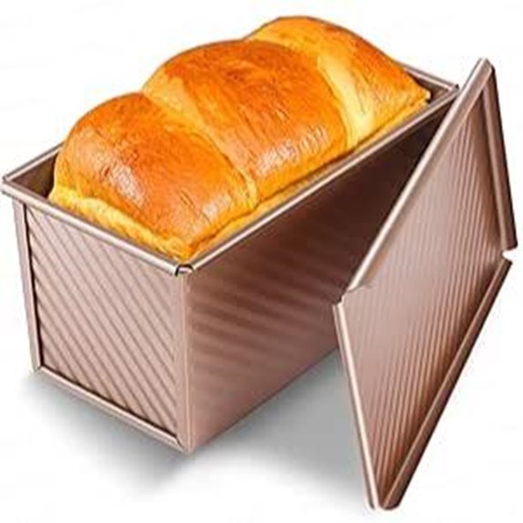 Pullman Loaf Pan with Lid for Baking Bread