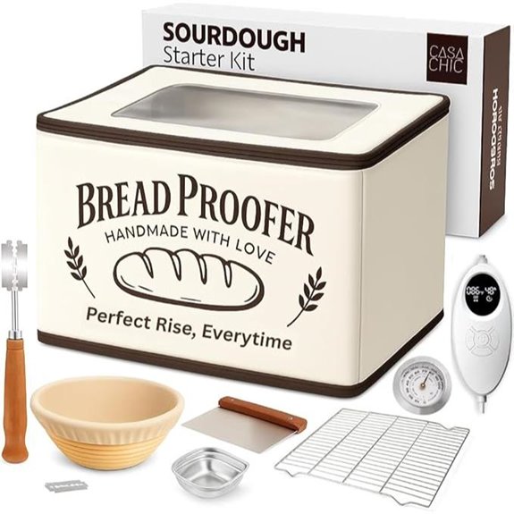 Bread Proofing Box with Accessories and Temperature Control
