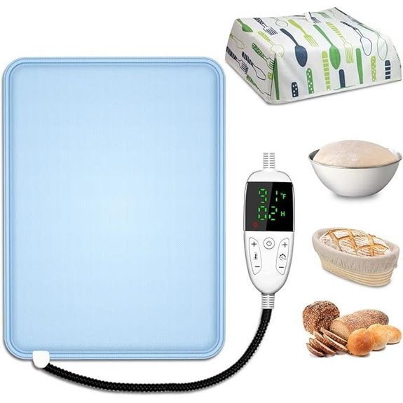 Bread Proofer Warming Mat with Heat Shield
