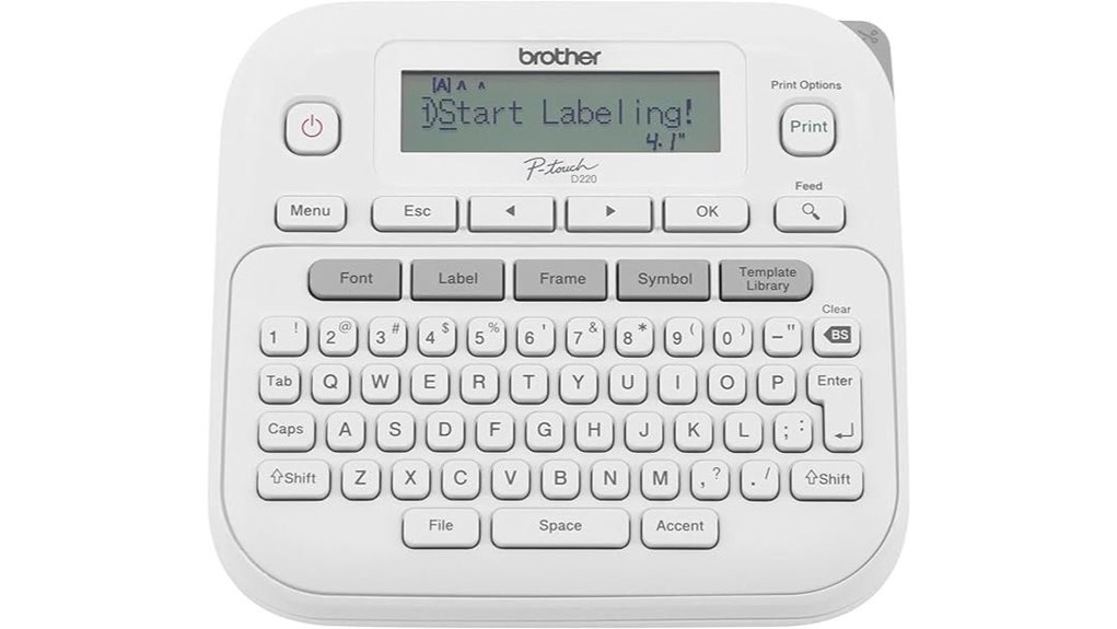 brother ptd220 label maker