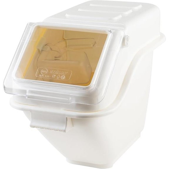 Winco Bulk Food Ingredient Bin Shelf Storage 5 Gallon