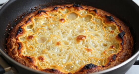 burned edges raw center