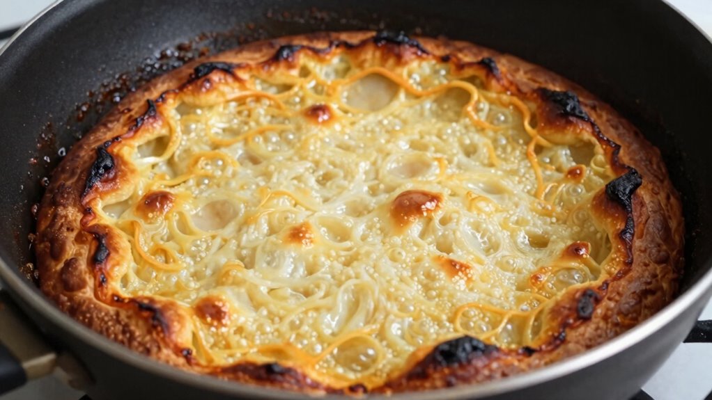 burned edges raw center