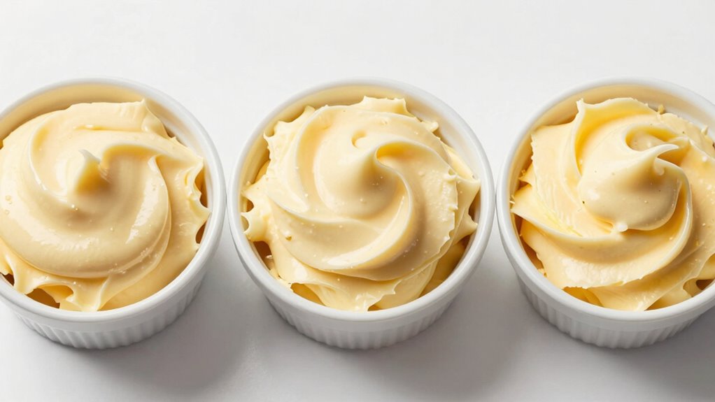 buttercream texture options chart