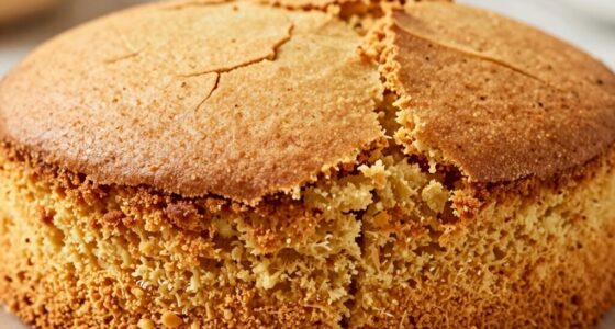 cake crumbles when frosted