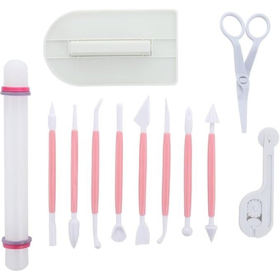 Marshmallow Fondant Cake Decorating Hand Tool Kit