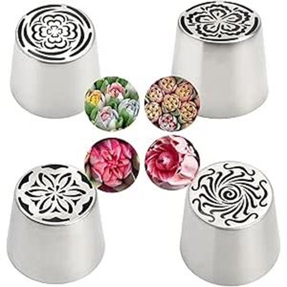 Russian Piping Tips Cake Decorating Kit for Roses