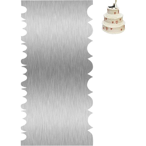 Cake Decorating Cake Scraper and Comb Kit