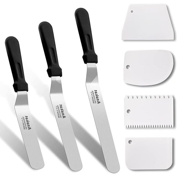 Anaeat Icing Spatula Set with Cake Smoothers