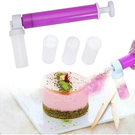 Cake Airbrush Spray Gun with 4 Tubes for Decorating