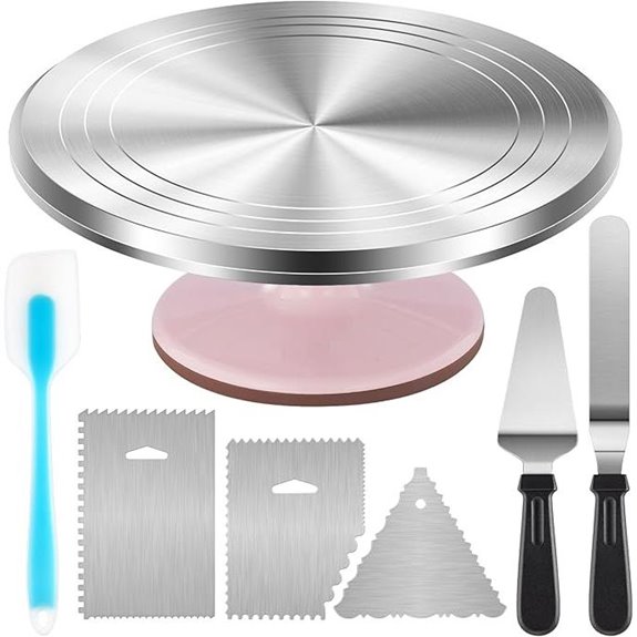 Kootek Cake Turntable & Decorating Tools Set