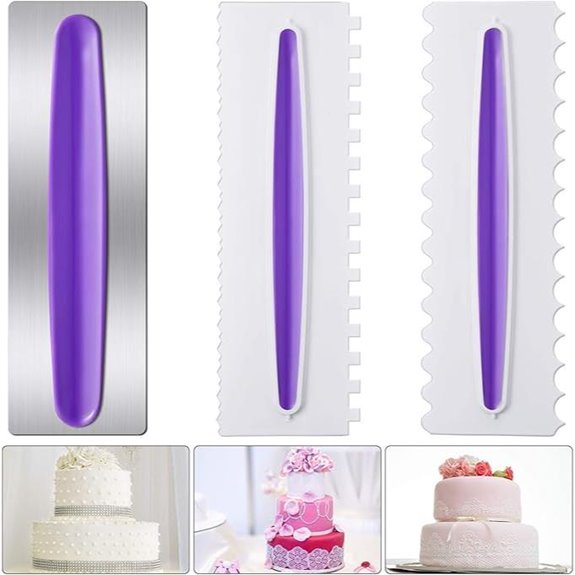 Patelai Cake Scraper Set for Decorating and Smoothing
