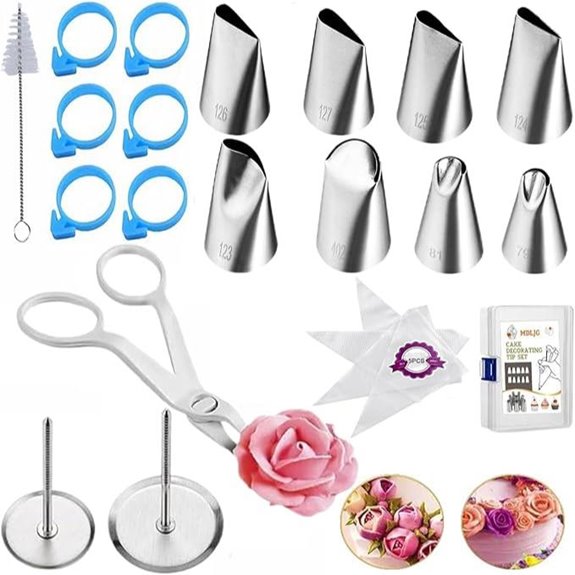 Cake Decorating Icing Tips and Tool Kit