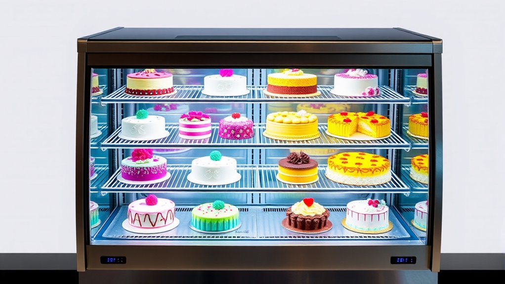 cake display case considerations