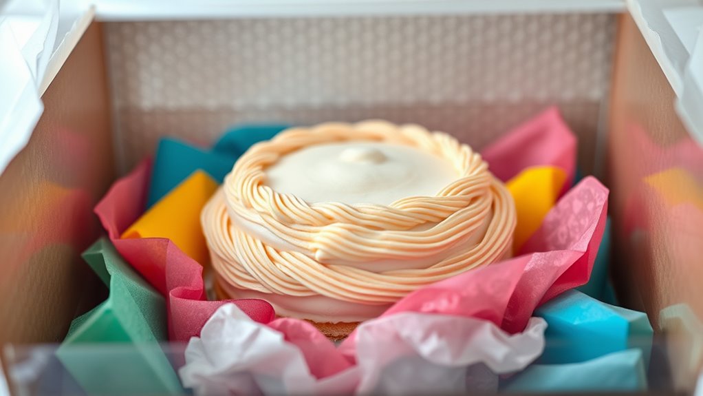 cake protection during transit