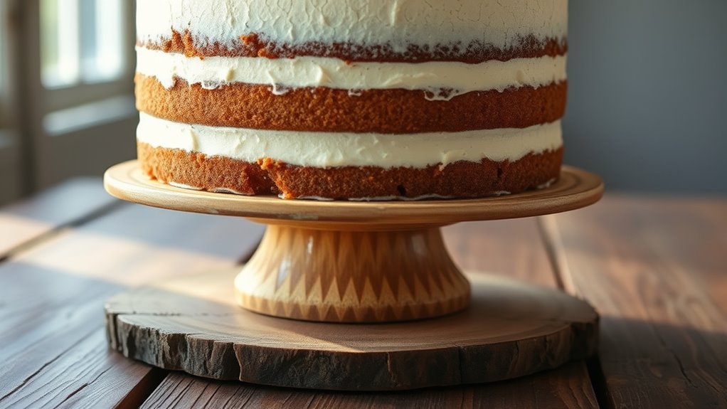 cake stability through proper base