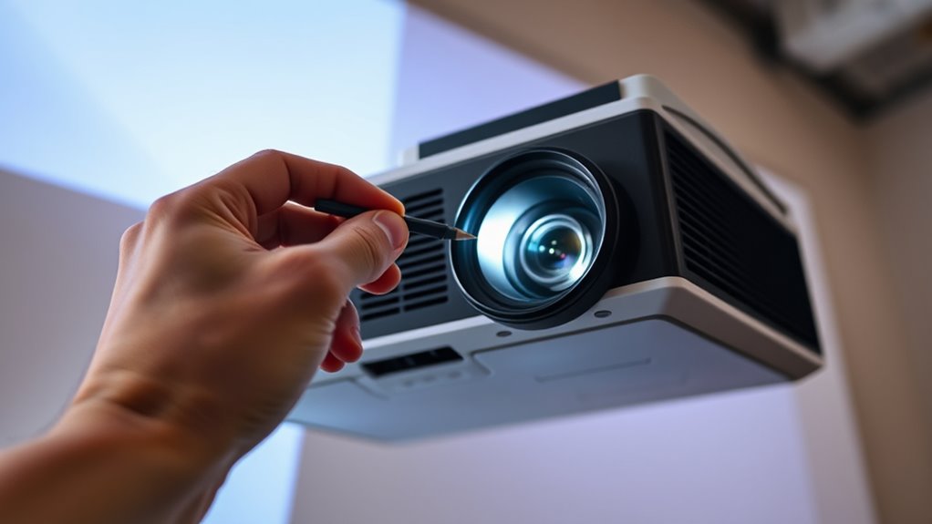 calibrate projector for accuracy